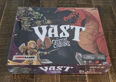Vast: The Crystal Caverns Game Leder Games (New!)