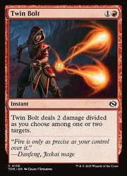 Twin Bolt 128/471 Common Tarkir: Dragonstorm Magic: The Gathering