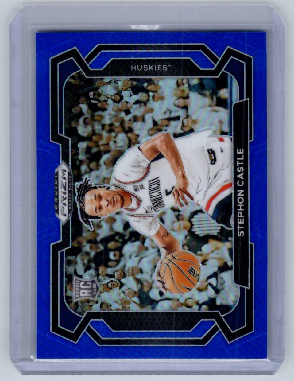 2024 Prizm Draft Picks - Stephon Castle Variation #17 Blue Prizm /199 (RC)