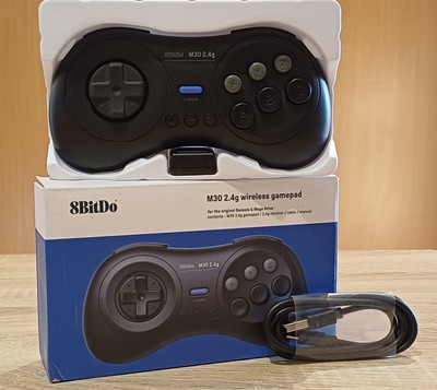 8Bitdo M30 2.4g Wireless Gamepad mit Dongle für Sega Mega Drive / Master System