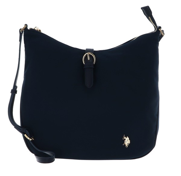 U.S. Polo Assn. Houston Hobo Bag Schultertasche Tasche Navy Dunkelblau Neu-image