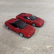 Herpa Set of 2 Red Ferraris Diecast 1:43 348 & Testarossa