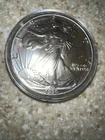 Better Date 1990 American Silver Eagle 1 Troy Oz .999 Fine Silver In Capsule