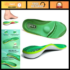 High Arch Support Orthotic Insoles for Plantar Fasciitis Relief - Men  Women, S