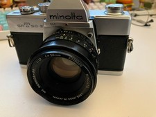Minolta SRT SC-II 35mm SLR Film Camera with Minolta MD 50mm Lens