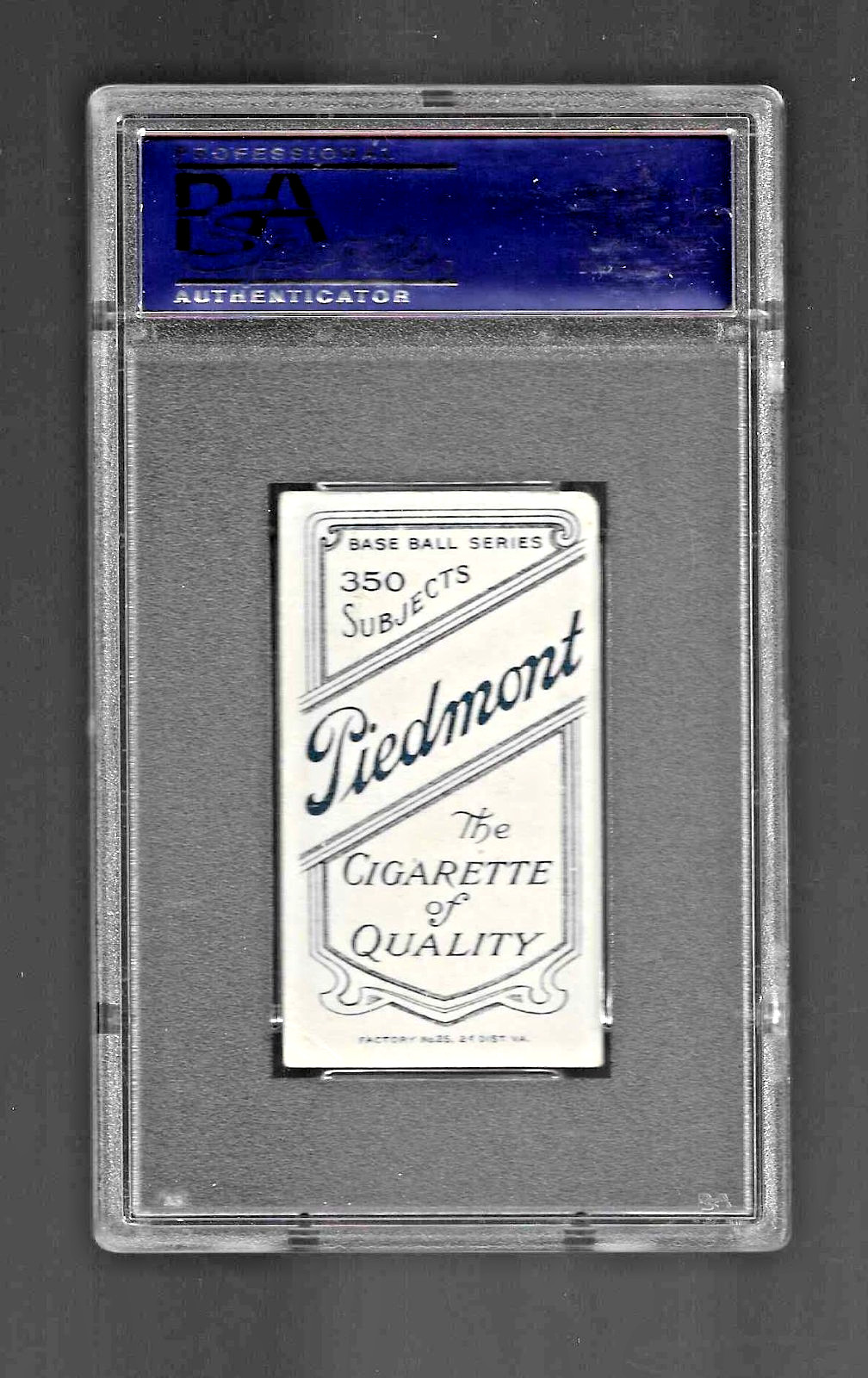 1909-1911 T206 PIEDMONT 350 TOBACCO BASEBALL CARD PSA 4 HARRY DAVIS RC ATHLETICS view 4