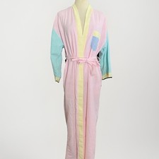 Saybury Seersucker Vintage Robe Housecoat 8