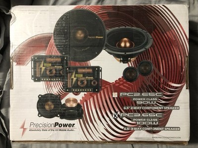 Precision Power - Power Class 3-Way  Component Speakers PC3 65C