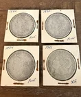 Morgan Silver Dollars ( Lot of 4 )  1882,1882,1884,1921 90% Silver