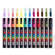 Water-based marker Posca PC-5M Medium round core Pastel Color & Dark Color