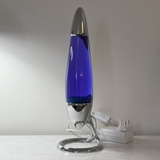 Mathmos Neo Table Lava Lamp with Brand New Violet/Turquoise Bottle