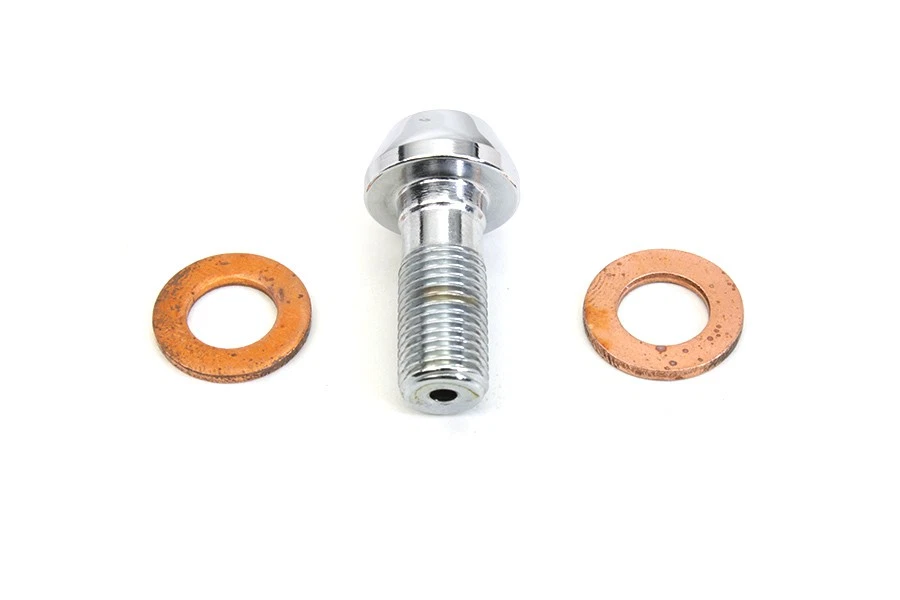 Manguera de freno Banjo Bolt tipo Allen 10 mm se adapta a Harley Davidson Foto 4 de 4