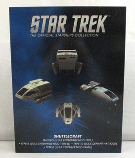 Eaglemoss Star Trek Shuttlecraft Set 1 Galileo II Type 6 Type 9 Type 10 TOS TNG