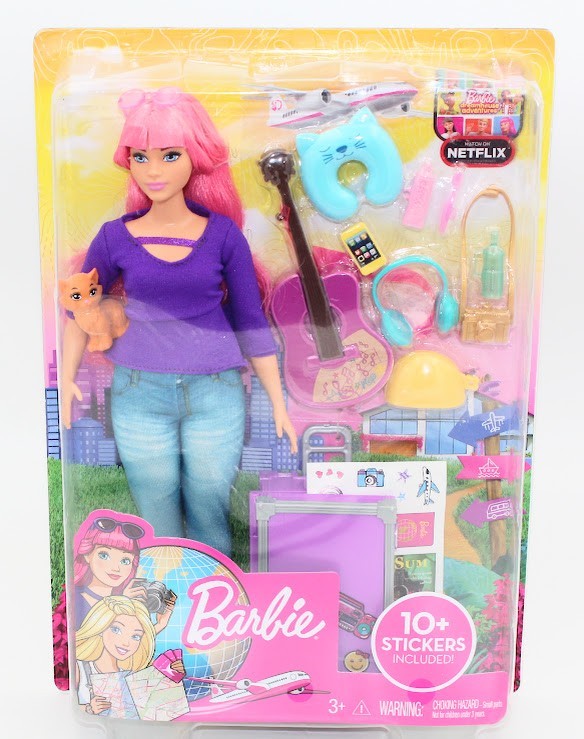 Barbie Dreamhouse Adventures Daisy Doll Travel Set with Acce