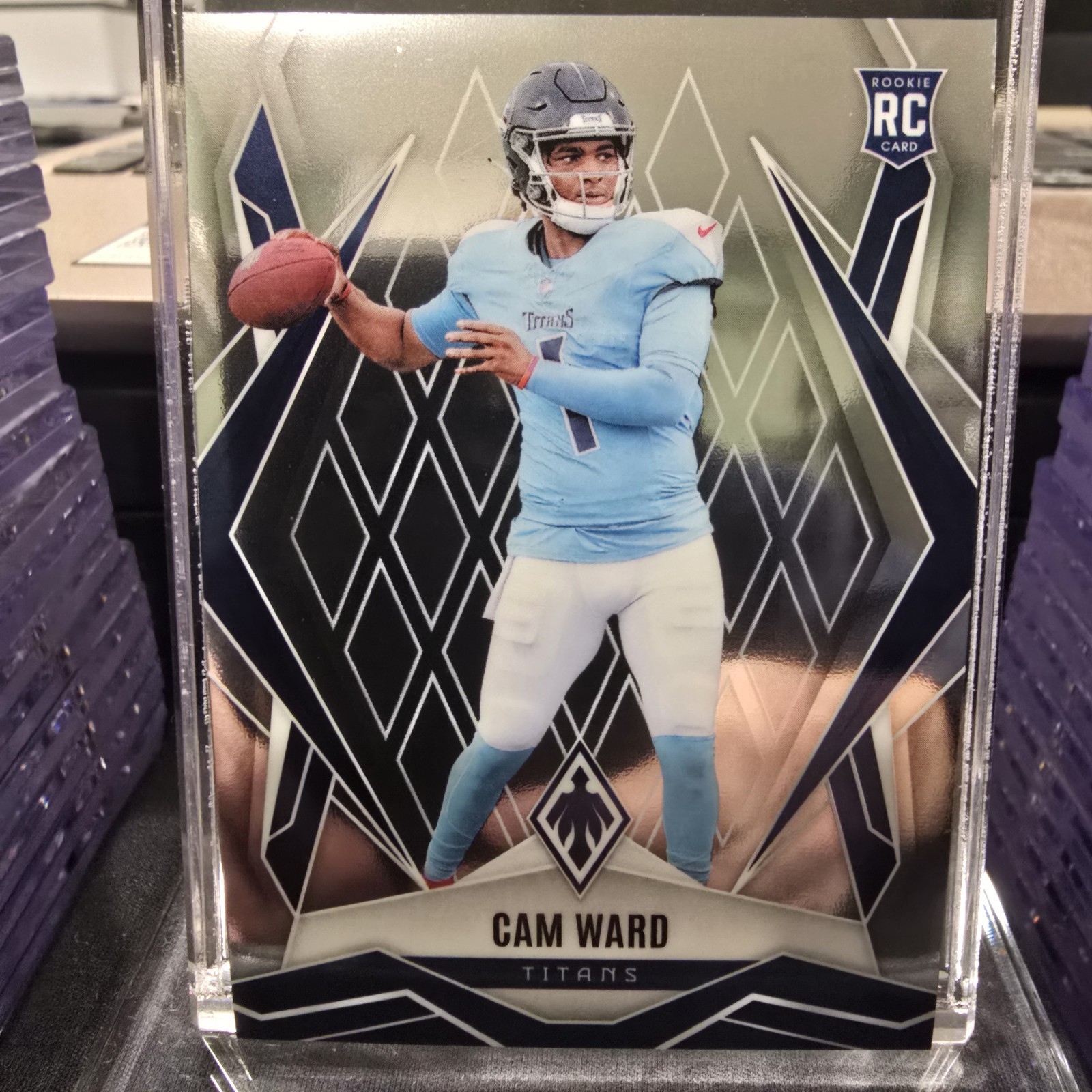 2025 Panini Phoenix: Cam Ward #194 (RC) Titans 💥