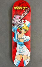 Hook Ups Chainsaw Nikki 8.5" Skateboard Deck