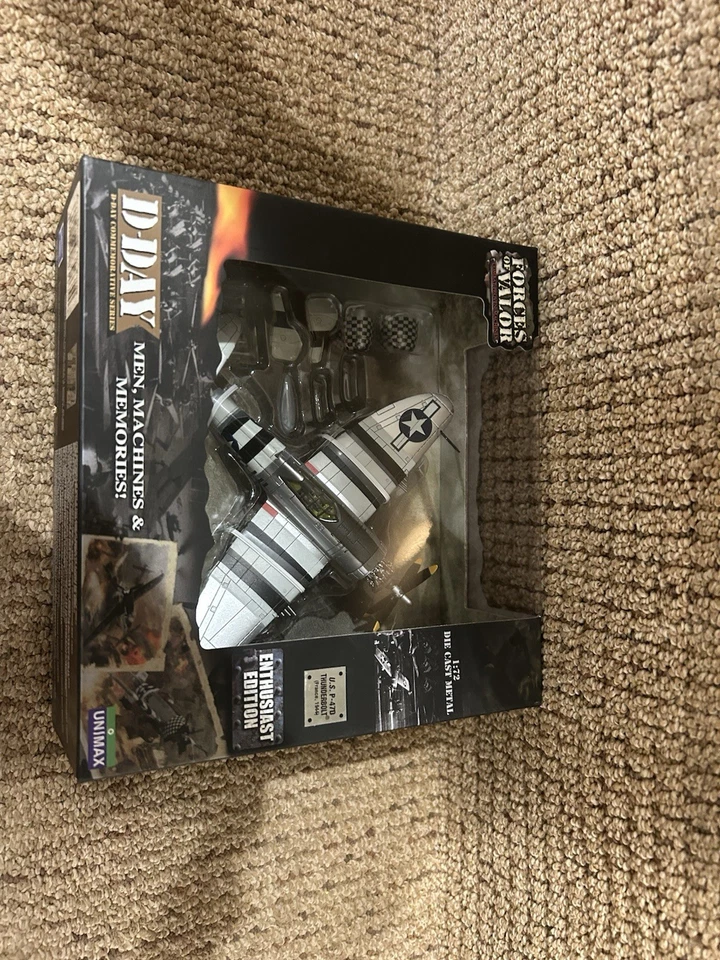 Unimax Forces of Valor 1:72 US P-47D Thunderbolt, D-Day France 1944, No. 85265 - Image 2 of 4