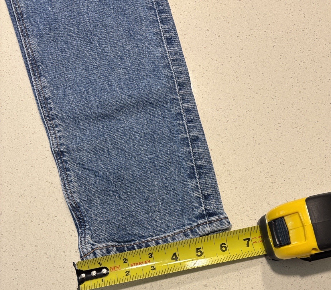 American Eagle Distressed Patchwork Straight Jean… - image 9