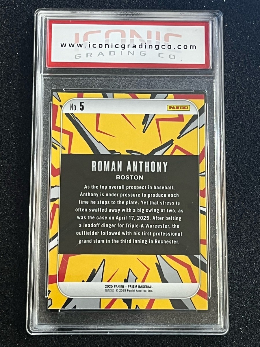 2025 Panini Prizm - Dingers! Roman Anthony, Roman Anthony #5 (RC