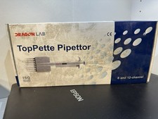 DRAGON LAB 1 21R786 TopPette 8 Channel Pipettor 0.5-10ul DX71199 New