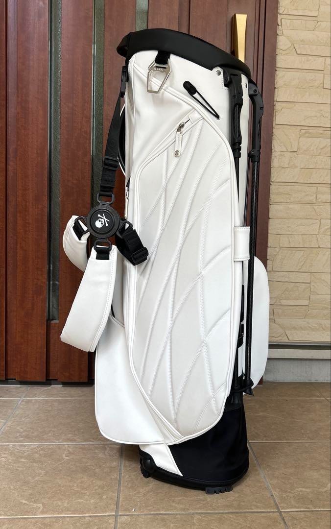 G/FORE★ジーフォア★VESSEL★9.5型★３点式★美品★プロモデル★WH G/FORE × VESSEL Transporter Tour Carry Stand Golf Bag G4AS23A20