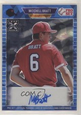 2021 Leaf Pro Set Metal 1989 Blue Crystals 2/25 Mitch Bratt Mitchell Auto 2p7