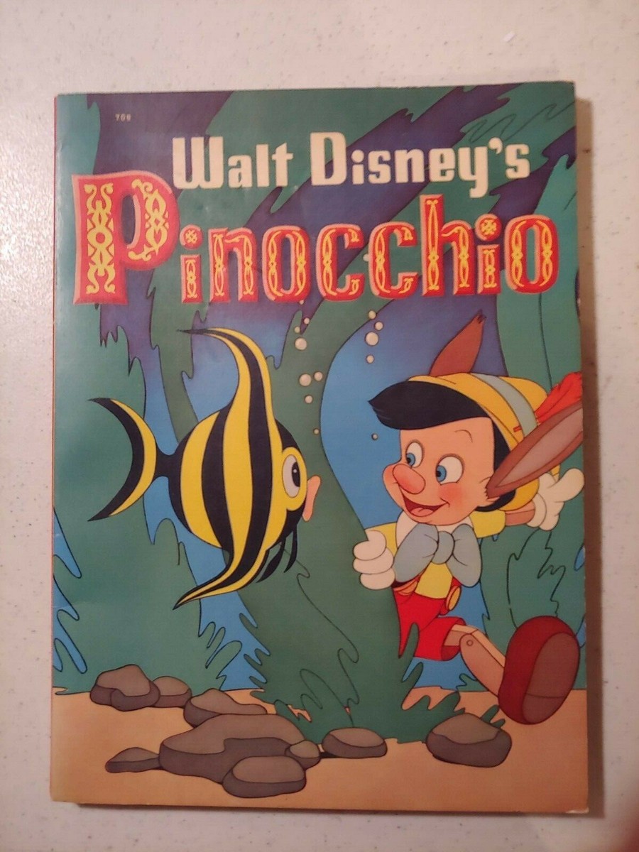PINOCCHIO ピノキオ　ヴィンテージブック Walt Disney's Pinocchio Linen-Like Vintage Collection Book