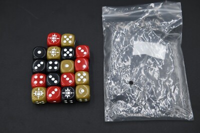 Warhammer AoS Sigmar 40k Warcry Catacombs Red Harvest Dice Set (18