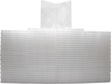 100 CLEAR 4-Disc Capacity DVD Cases Boxes 14mm Slim Four Quad Holder DV4R14CL