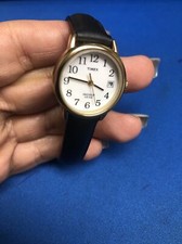 MINT Timex T2H331, Women's Easy Reader, Black Leather Watch