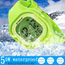 Kids Students Girls Boys Multifunction Alarm Date LED Digital Sports Wrist Watch