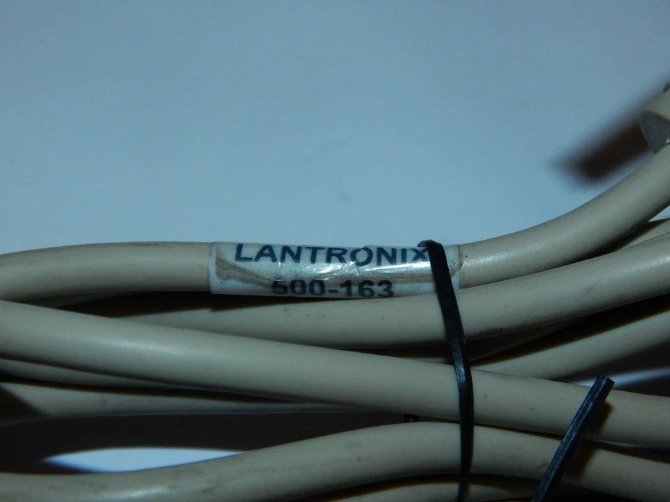 RS232 Kabel von DB25 auf DB9 Lantronix 500-163 f UDS1100 Universal Device Server - Bild 3 von 3