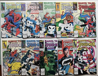 MARVEL TALES SPIDER-MAN # 210-219 ~ 10 ISSUES 1988-89 MARVEL ~ VF