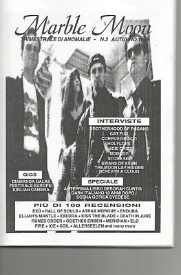 MARMORMOND - N°3 (LUCIE CRIES CORPUS DELICTI HOLYLORE) - Italienisches Gothic Fanzine