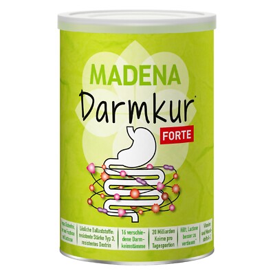 MADENA Darmkur Forte, Darmflora Komplex Vegan Glutenfrei Lactosefrei Zuckerfrei