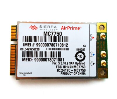 4G LTE Sierra Wireless MC7750 WWAN PCIE Modem