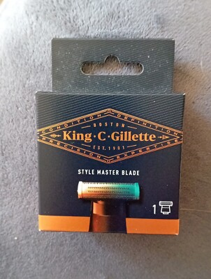 Lame De Rasoir Style Master Pour Gillette King C - Neuf, Double Tranchant, Acier Carbone