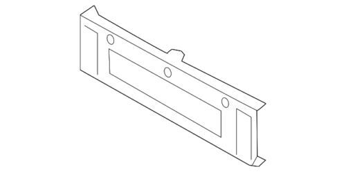 Soporte de matrícula para Kia (P/N 86519-B2010)