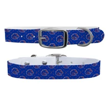 BOISE STATE BRONCOS PREMIUM DOG COLLAR ODOR WATER PROOF ANTIMICROBIAL CHOOSE SZ