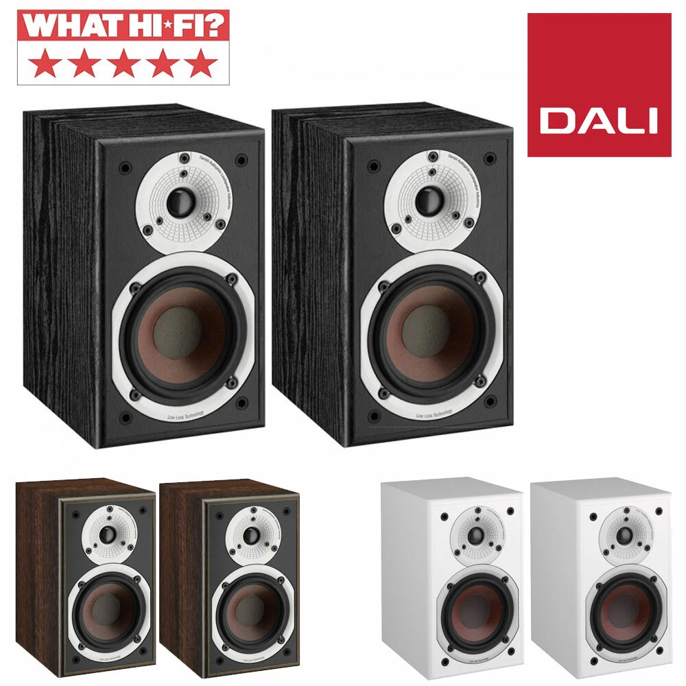 Dali Spektor 1 Bookshelf Speakers Home Audio Hifi Pair in Black