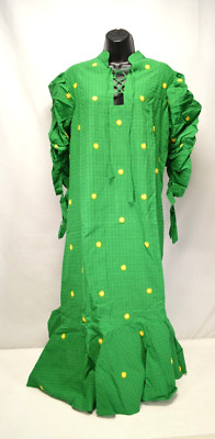 NWT De Castro Moda Emerald Green Margarita Dress Size Large