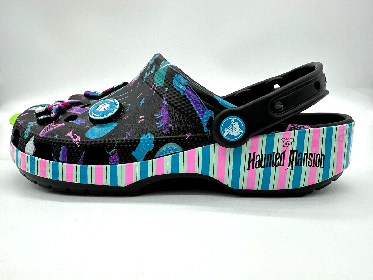 NWOT Crocs Disney Park Haunted Mansion Clogs Madame Leota Men-10 Women-12 CROCS Disney Parks Haunted Mansion Madame Leota Ghosts Adult  main image 3