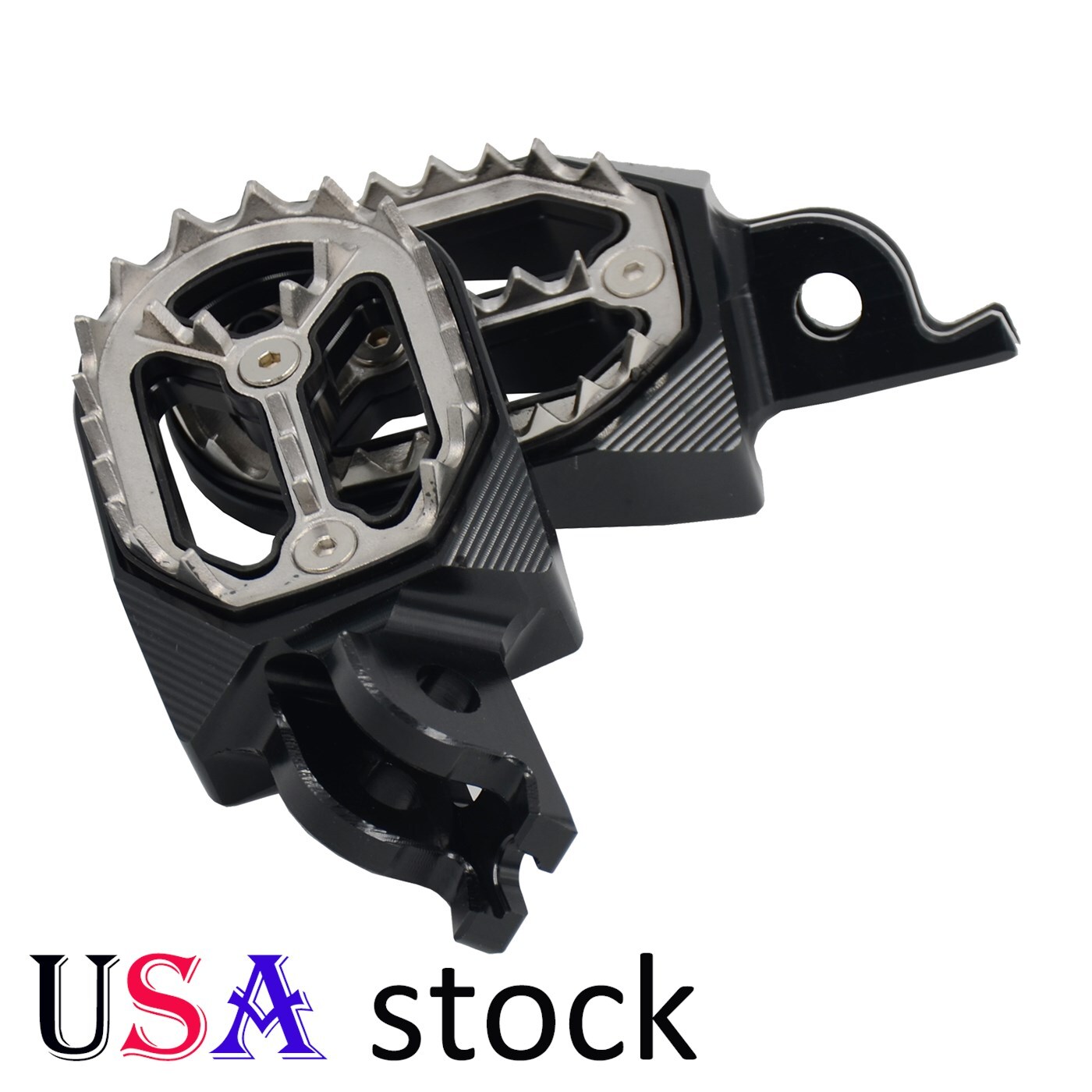 US Fat Foot Pegs Footrests  For For Honda CRF 150R 230F 250R/X 450L/R/X CR125