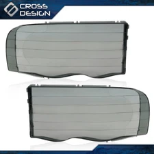 Fit For 02-05 Dodge Ram 1500 2500 3500 Protector Headlight Lamp Lens Cover Smoke