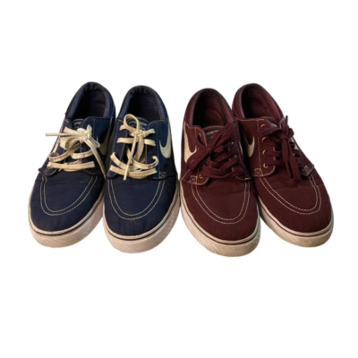 Nike SB Stefan Janoski Skatebaording Men\'s 8 Red Blue Tan Canvas Skate Shoes Nike SB Zoom Stefan Janoski Size 8.5 US Red Plaid Canvas  main image 3