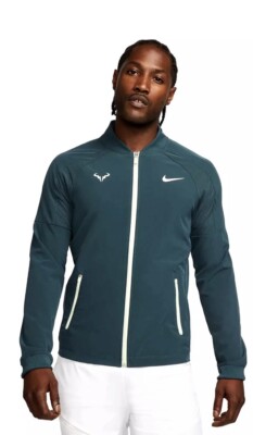 Nike Rafa Nadal Dri-Fit Deep Jungle Lime Ice Men's Size 2XL Jacket