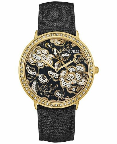 GUESS Women's U0820L1 Trendy Gold-Tone Watch with Gold Dial MSRP $115