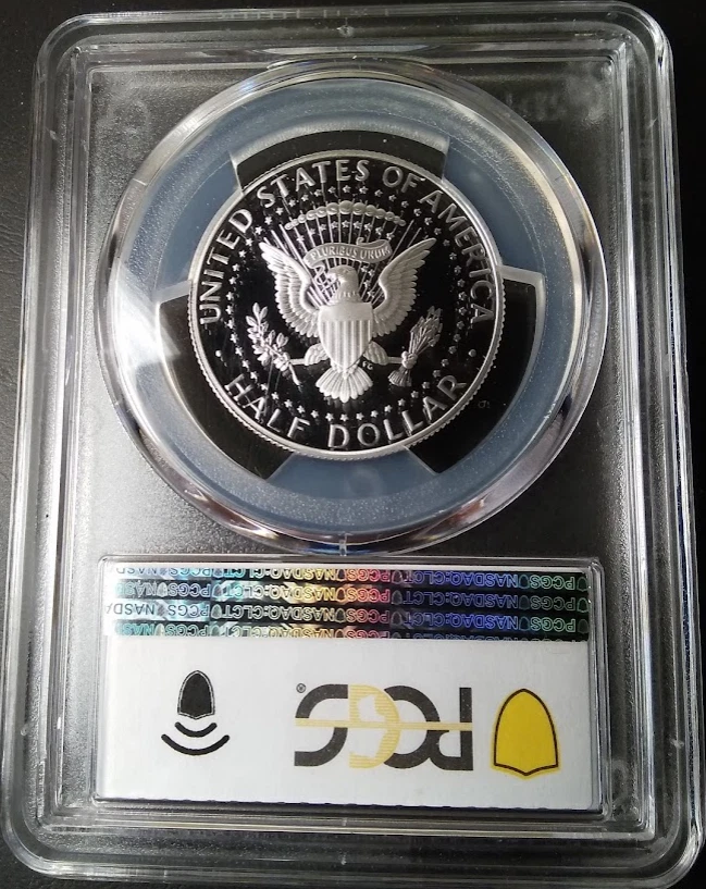 :2008 S S50C SILVER KENNEDY HALF DOLLAR PCGS PR70DCAM LOW POP HIGHEST GRADES - Image 2 of 2