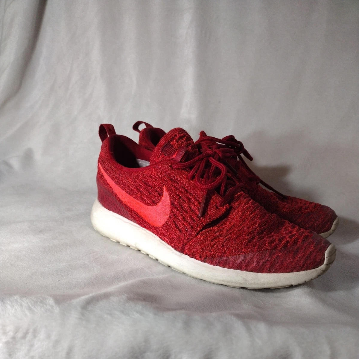 6.5 - Roshe One Flyknit Red eBay