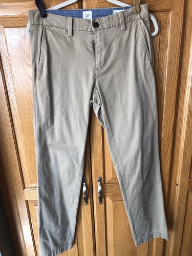 Gap Mens Khaki Pants, Straight 29 X 32 